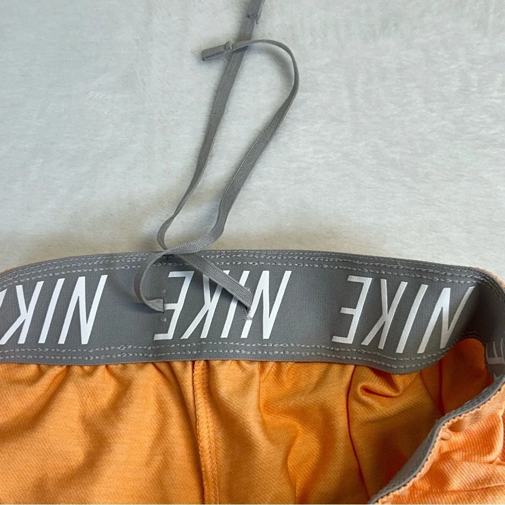 Nike Dri-FIT‎ Women's Athletic Running Shorts Elastic Waistband Orange Size XS